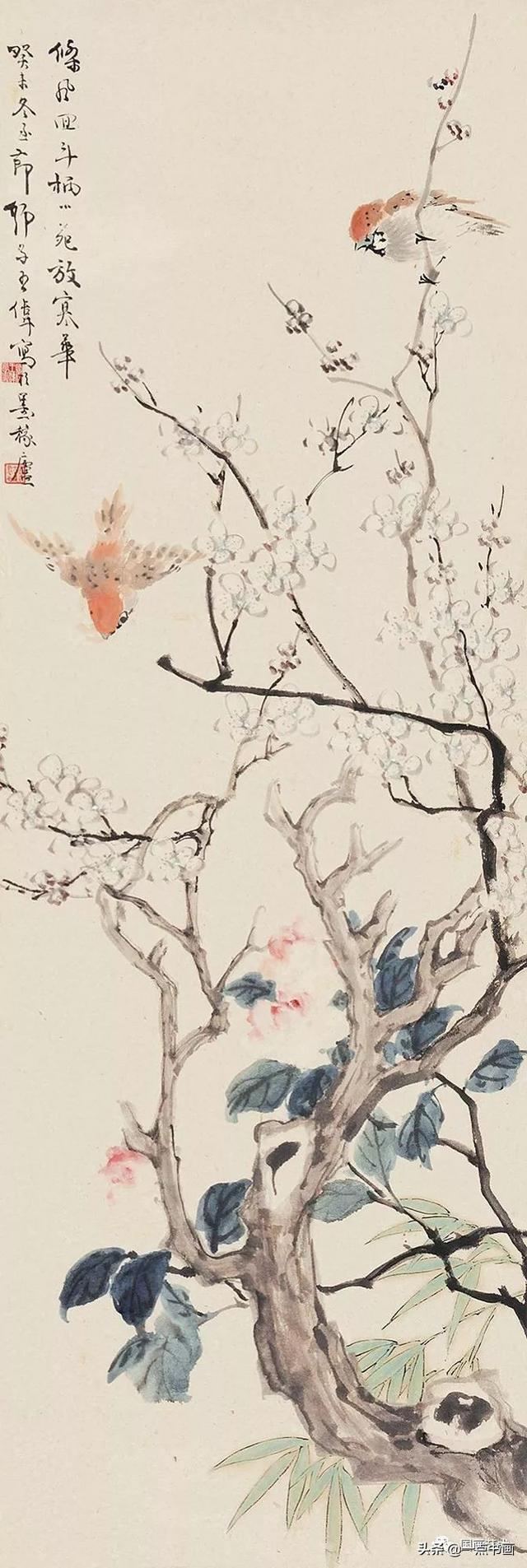 王师子花鸟作品辑录欣赏