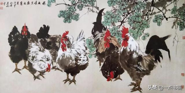 画坛全才 顾青蛟 写意鸡画专辑