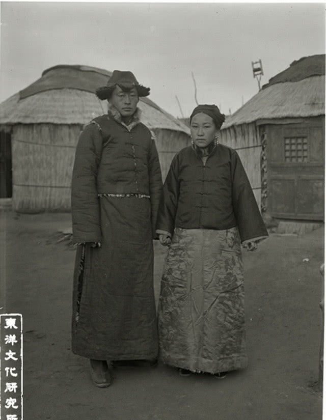 原创1920年代内蒙古巴林右旗老照片 百年前草原儿女风貌