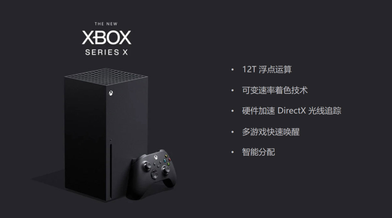 XboxSeriesX固态硬盘支持多游戏快速唤醒