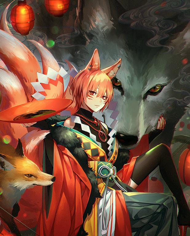 原创和风美图活泼开朗翩翩起舞的和风少女超喜欢她们哦