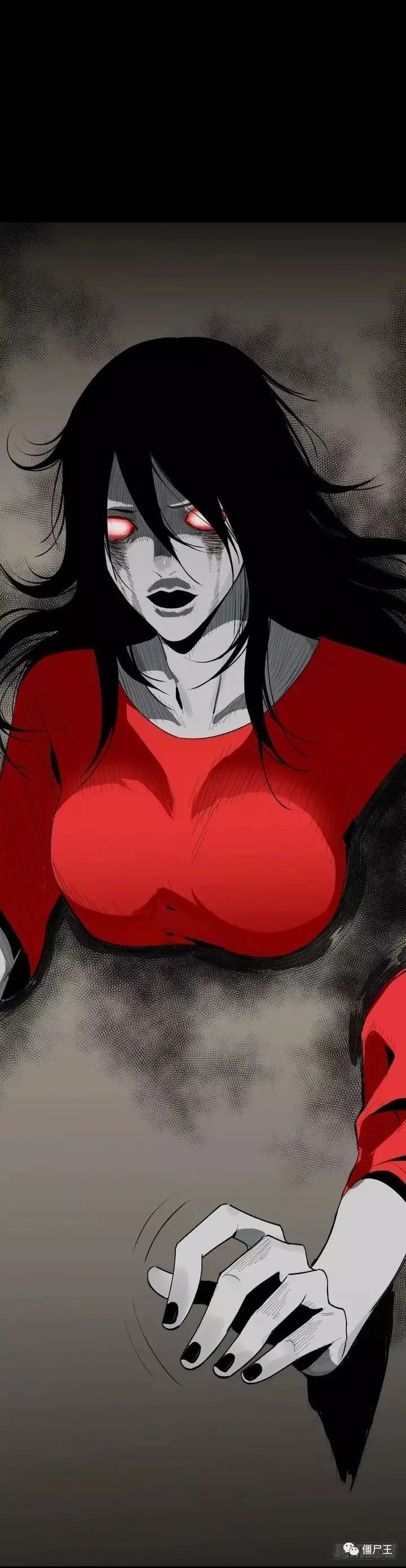 恐怖漫画:怪奇笔记之《校园红衣女鬼》恐惧是一种强烈