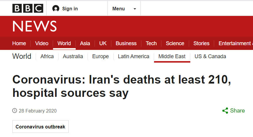 伊朗为什么会出现疫情