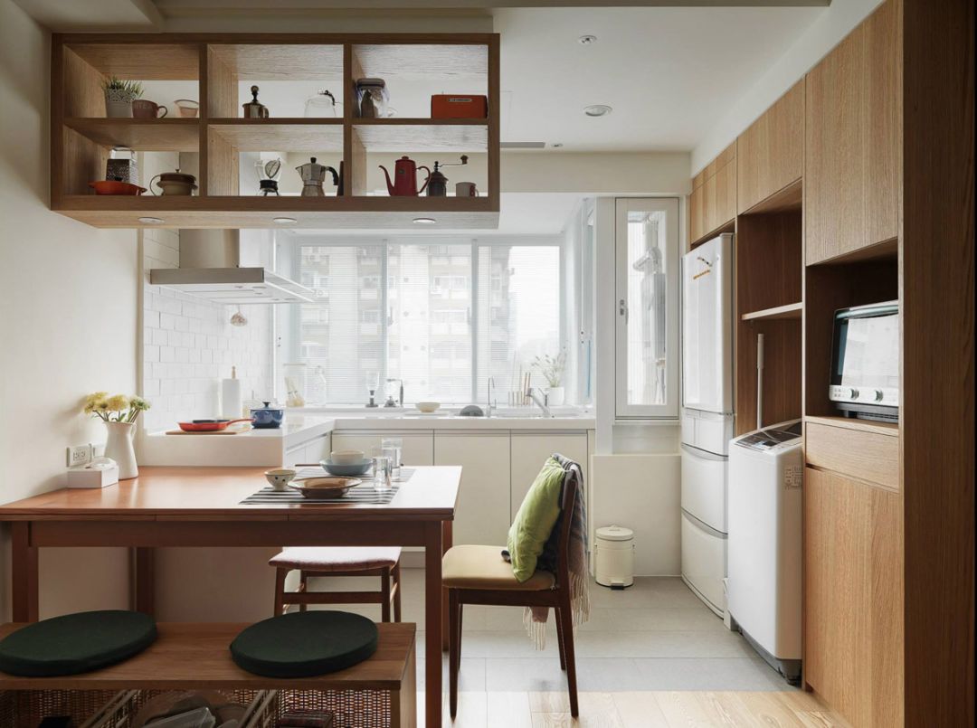 2020最新半开放厨房橱柜设计图片_设计456装修效果图