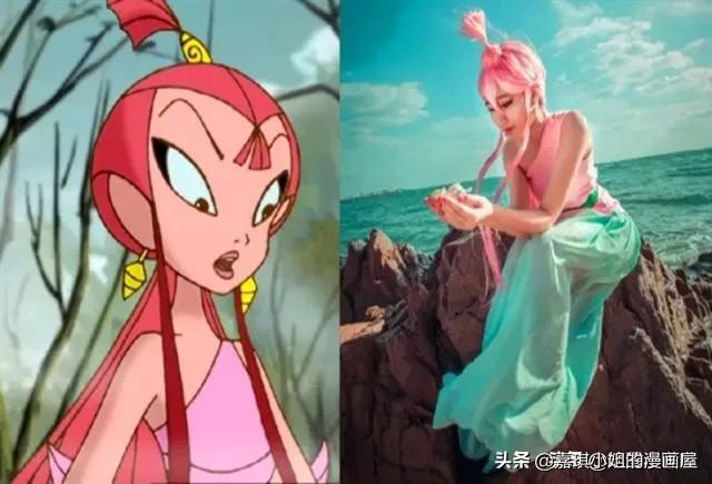 哪吒传奇被真人cos后妲己美如画石矶娘娘是童年噩梦