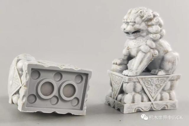 lego乐高第三方人仔 乐宜乐 石狮子与棋子人仔