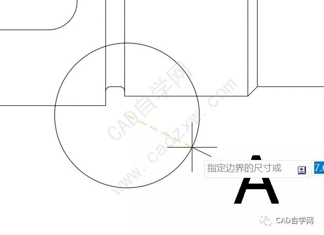 cad三维转二维之局部放大图