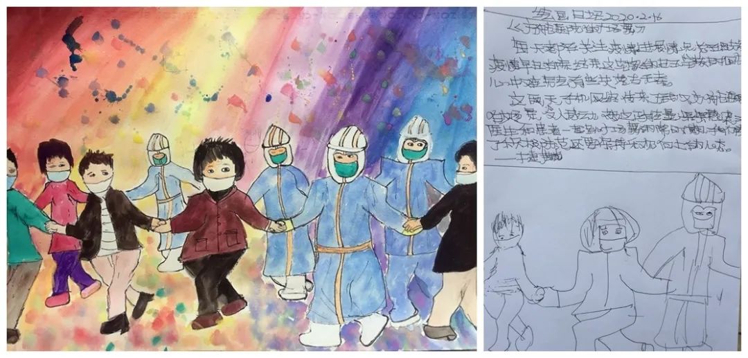 自闭症画家的绘画日记没想到爱和希望能被画出来