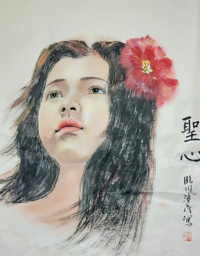 著名当代人物画家周治民抗疫宣传书画作品集萃