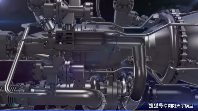 液体火箭发动机模型 浏阳天宇模型