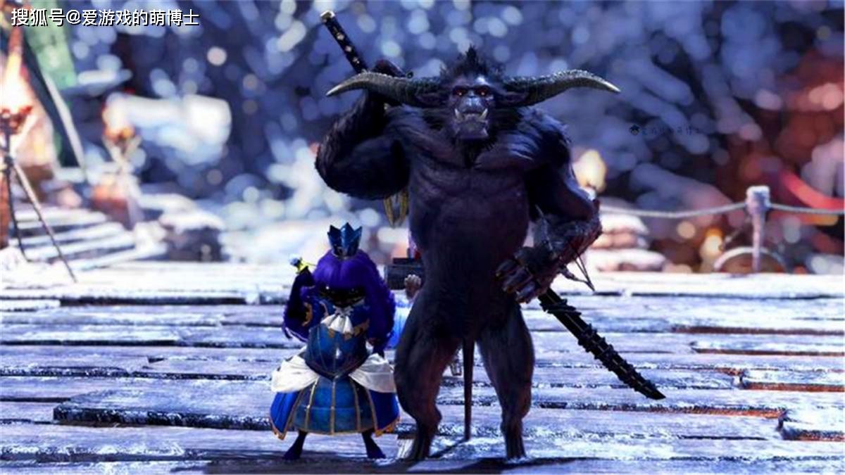 这位猎人比较凶，玩家将《毁灭战士》带入《怪物猎人：世界》