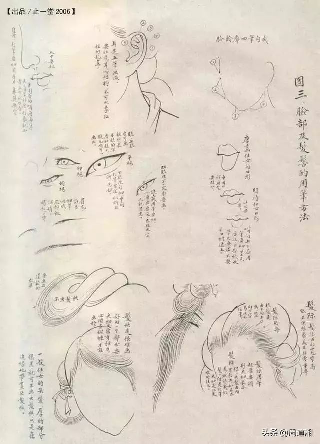 中国工笔重彩人物画的各种技法