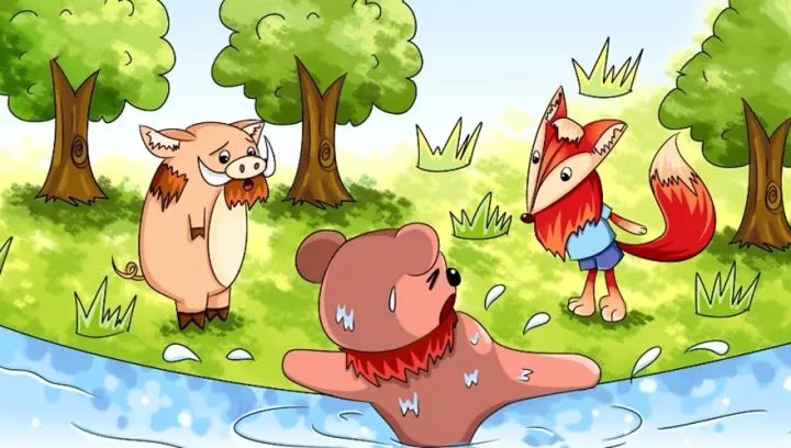 《狐狸,野猪和狗熊》----绘本故事欣赏