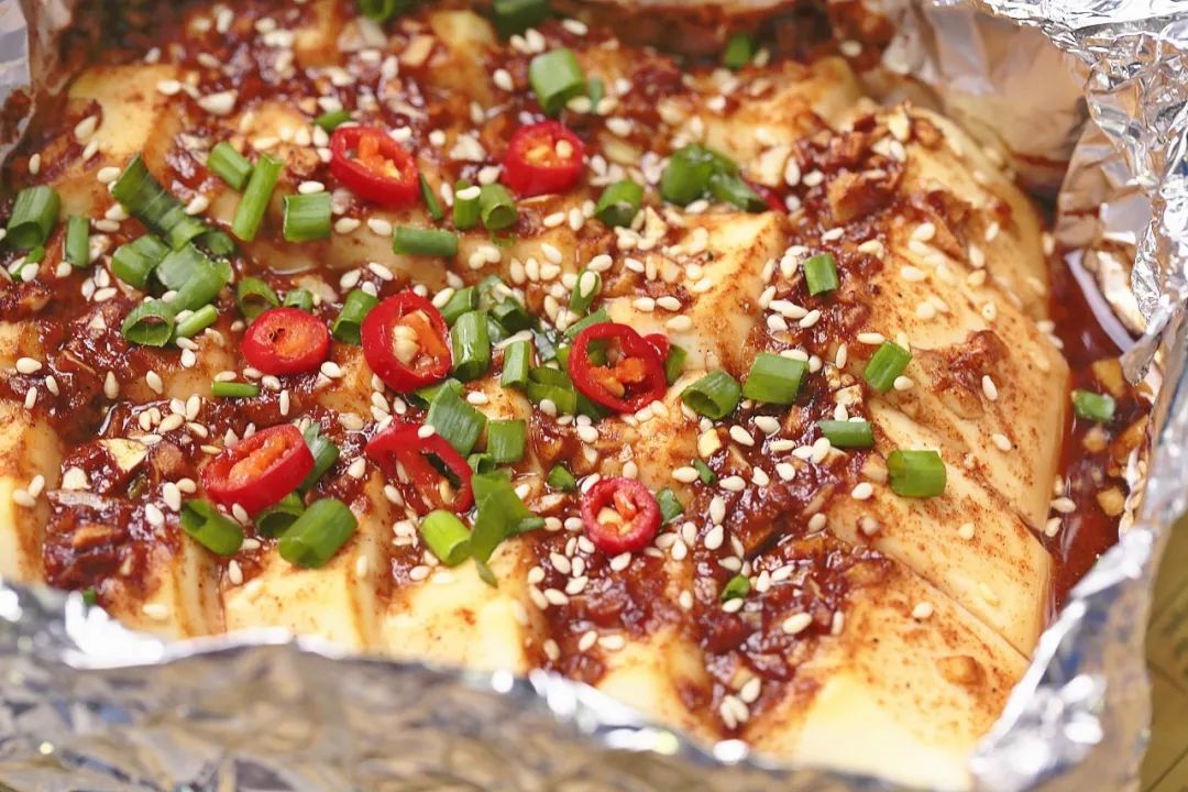 3块钱豆腐做盘菜,香辣可口,还不用洗碗_嫩豆腐
