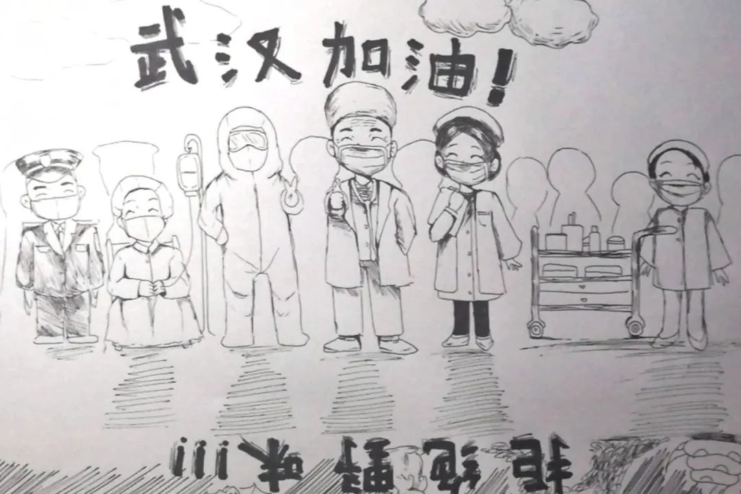 齐心战疫,艺绘心声—良乡中学学生主题创作展示活动