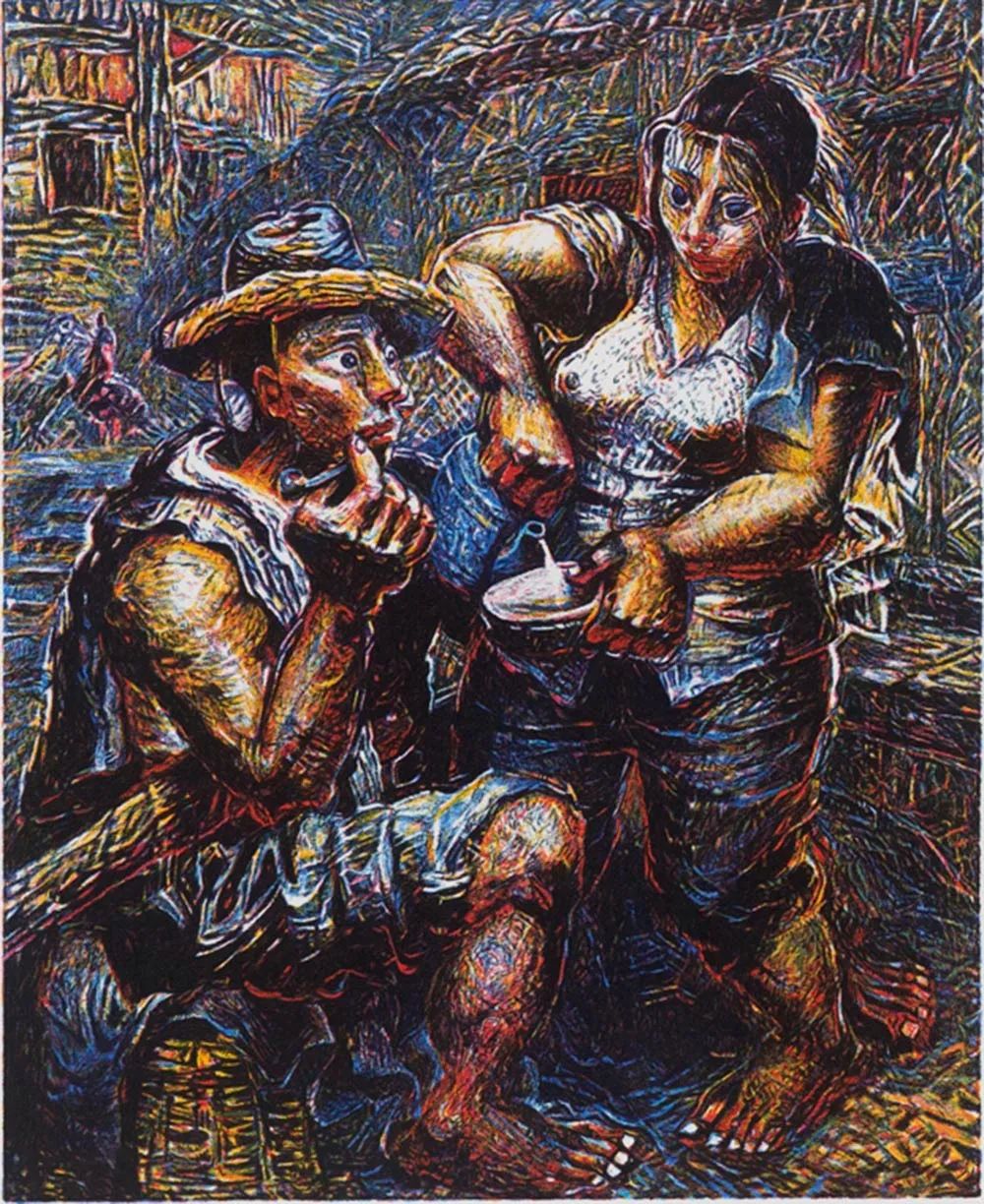 罗中立画农民是我一生的愿望