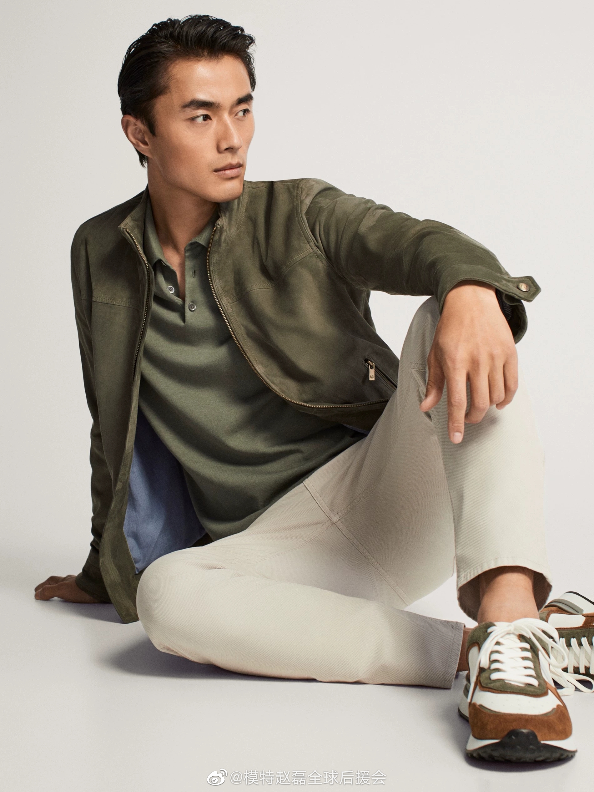 男模一哥赵磊拍摄massimo dutti 2020最新型录.