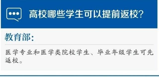 原创教育部通知,4种人开学后可先返校,既有中学生,也有大学生 原创教育部通知,4种人开学后可先返校,既有中学生,也有大学生