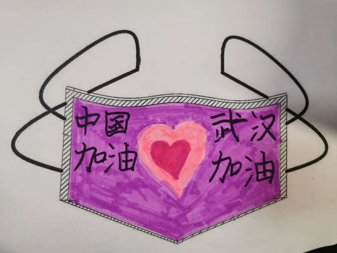 投票通道江村社区培善社工爱心厦门疫起来涂鸦纸质画口罩的新衣涂鸦