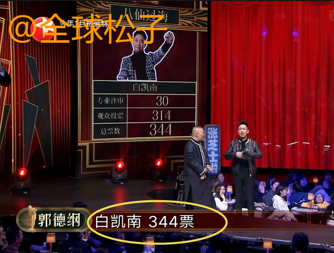 白凯南以“最低分”被喜剧人6淘汰，输得却真不