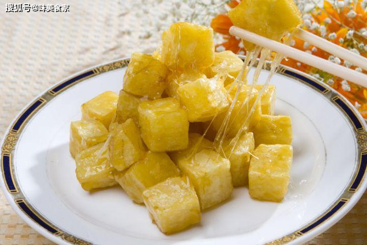 教你拔丝菠萝的做法,香甜拔丝全靠4种食材,配方告诉你