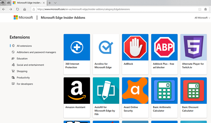 Edge附加组件商店已拥有超过1000个扩展程序半岛体育(图1)