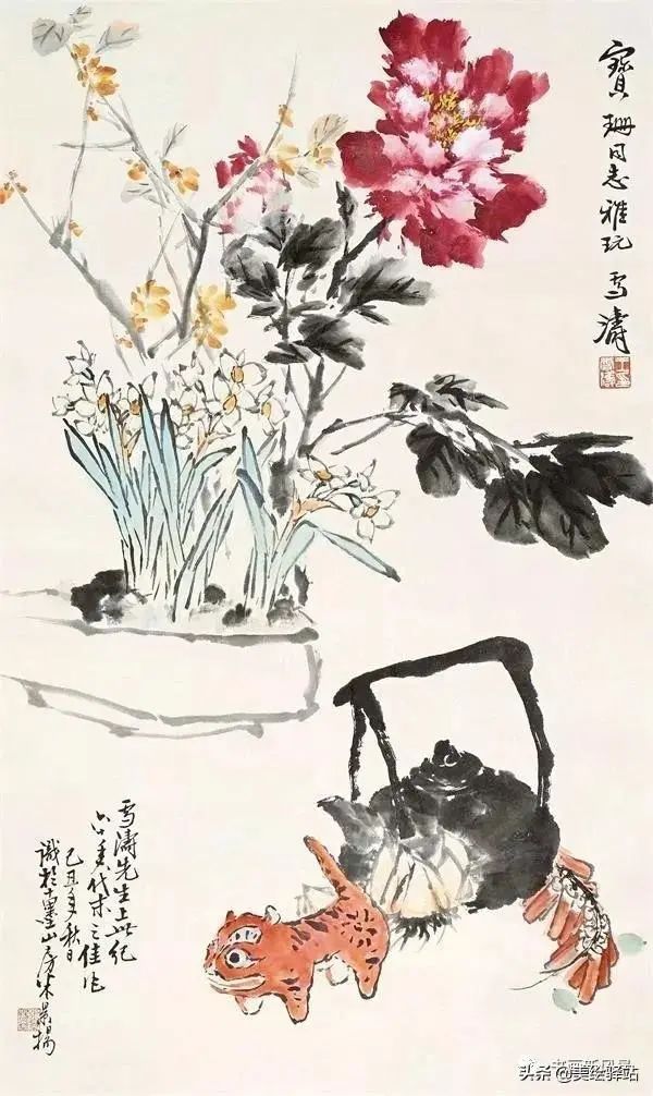 王雪涛的这些《岁朝图》,真富贵