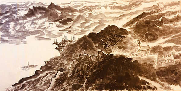 张大山中国画作品鉴赏—浑厚苍茫 奇险壮丽