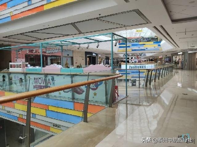 疫情冲击下的商业中心…泰州万达广场