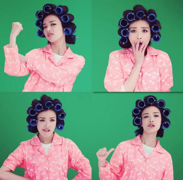 杨幂李沁倪妮娜扎做头发都是仙女下凡,只有我像包租婆 杨幂李沁倪妮娜扎做头发都是仙女下凡,只有我像包租婆