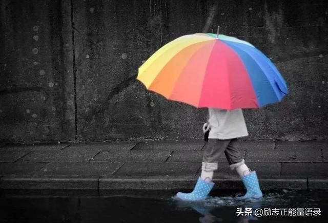 跟着雨伞学做人跟着雨靴学做事