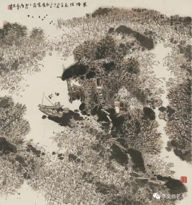 冯建吴,李文信——四川美术学院之近现代中国山水画双雄