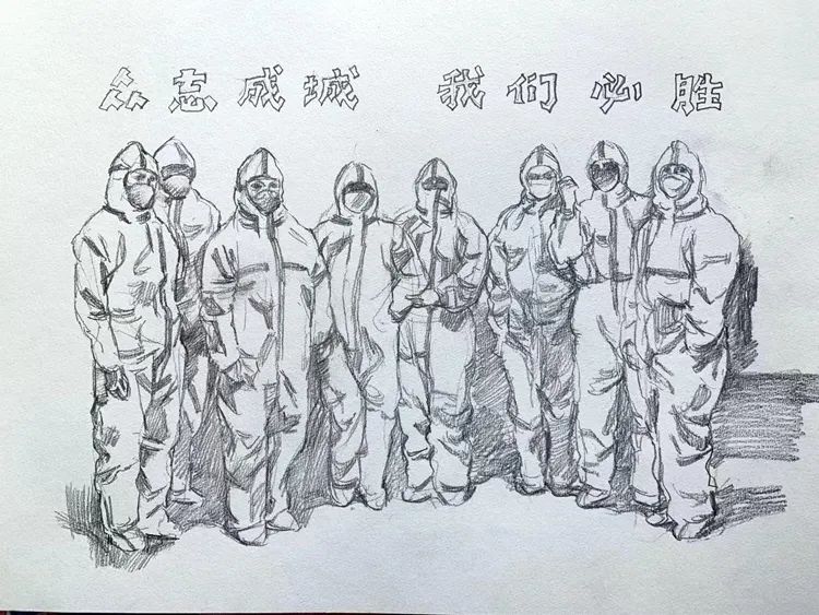 画中有话 抗击疫情——我校开展高中生主题绘画创作活动