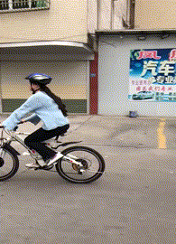 搞笑GIF：这个自行车仅限女性使用，但我不知道为什么…_保养