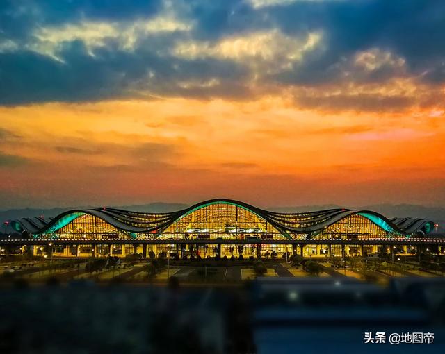 桂林两江国际机场航拍,广西第一大民用航空枢纽机场