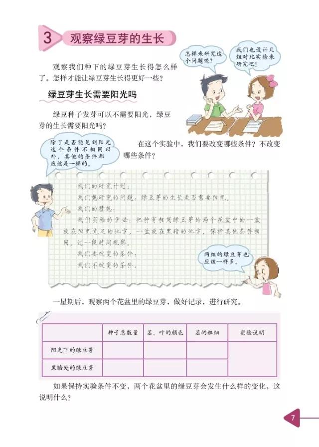 教科版小学科学五年级上册电子课本(高清版)