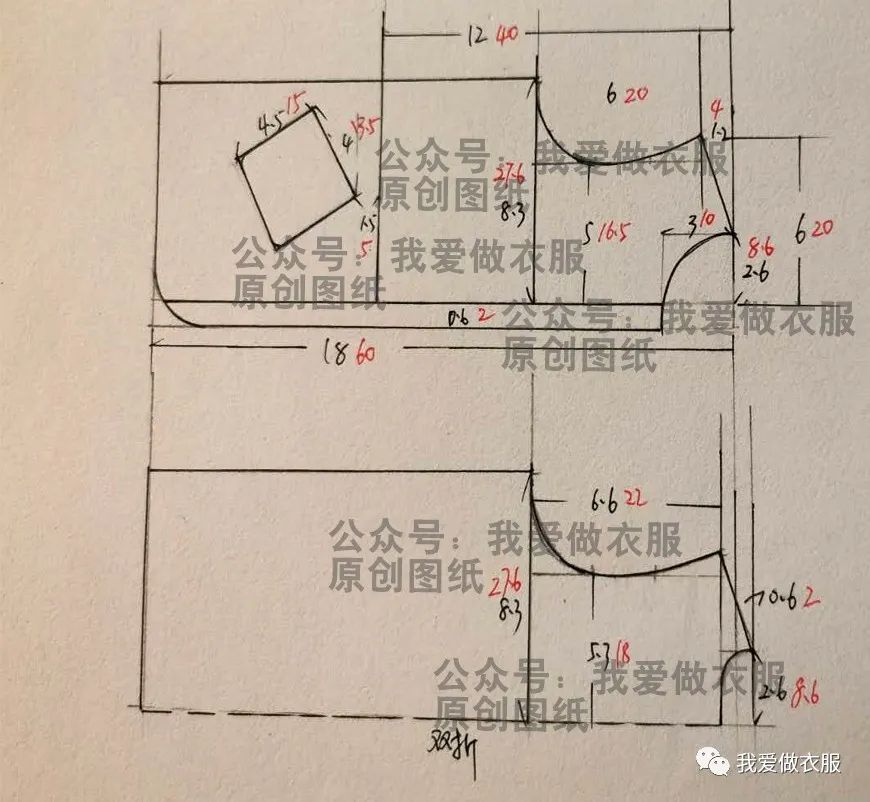 春季很实用的绒背心裁剪图,春季必备的款