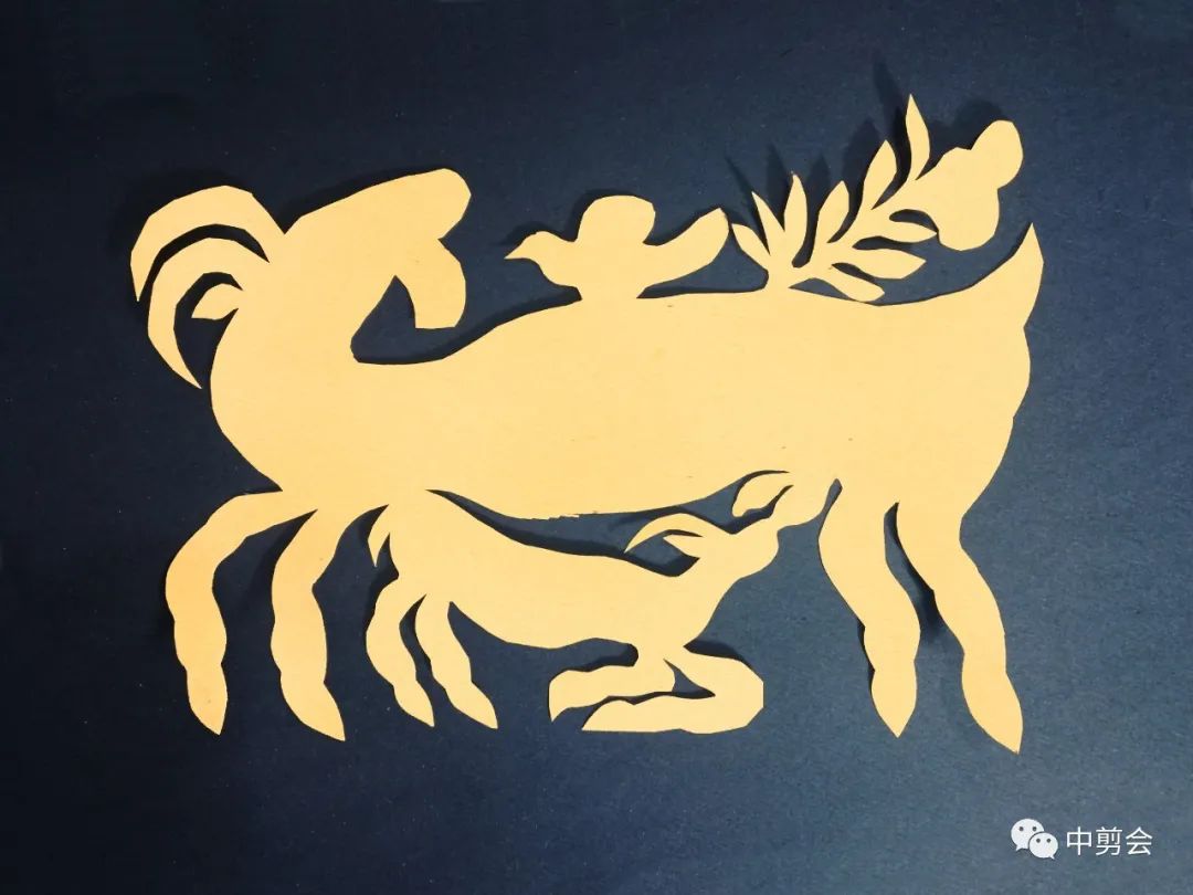 【疫情不到校·居家学剪纸】第二十二课·剪制"羔羊跪