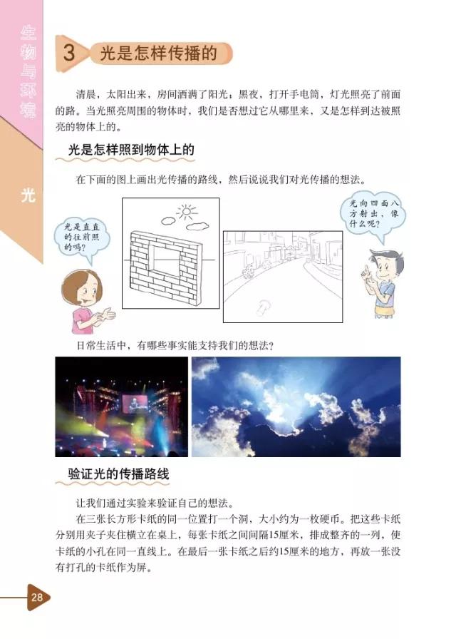 教科版小学科学五年级上册电子课本(高清版)