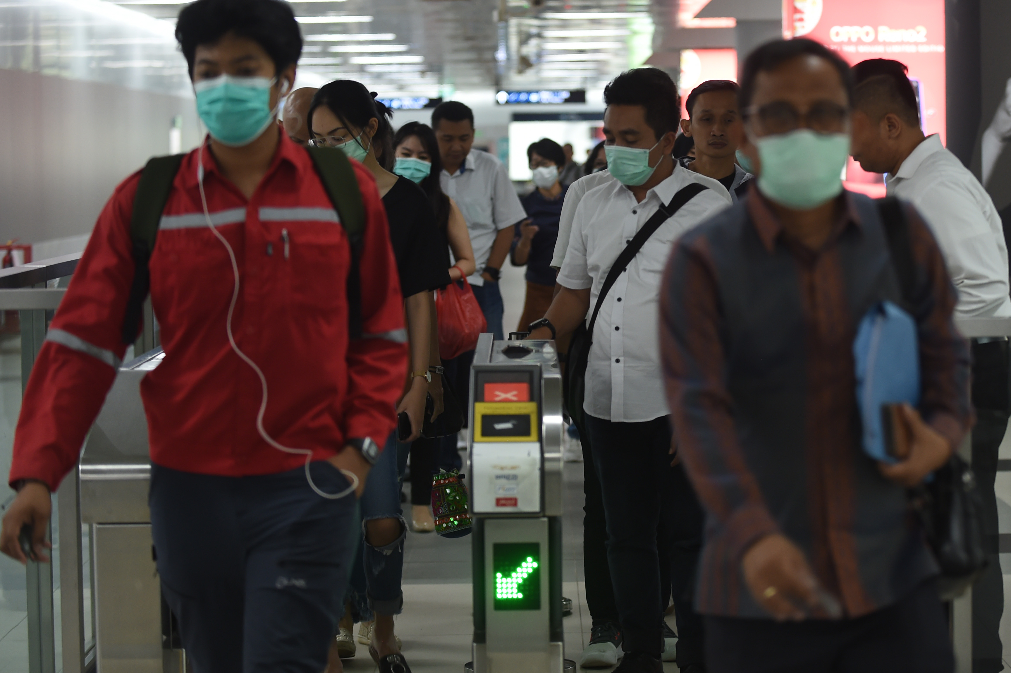 印尼民众预防新冠肺炎