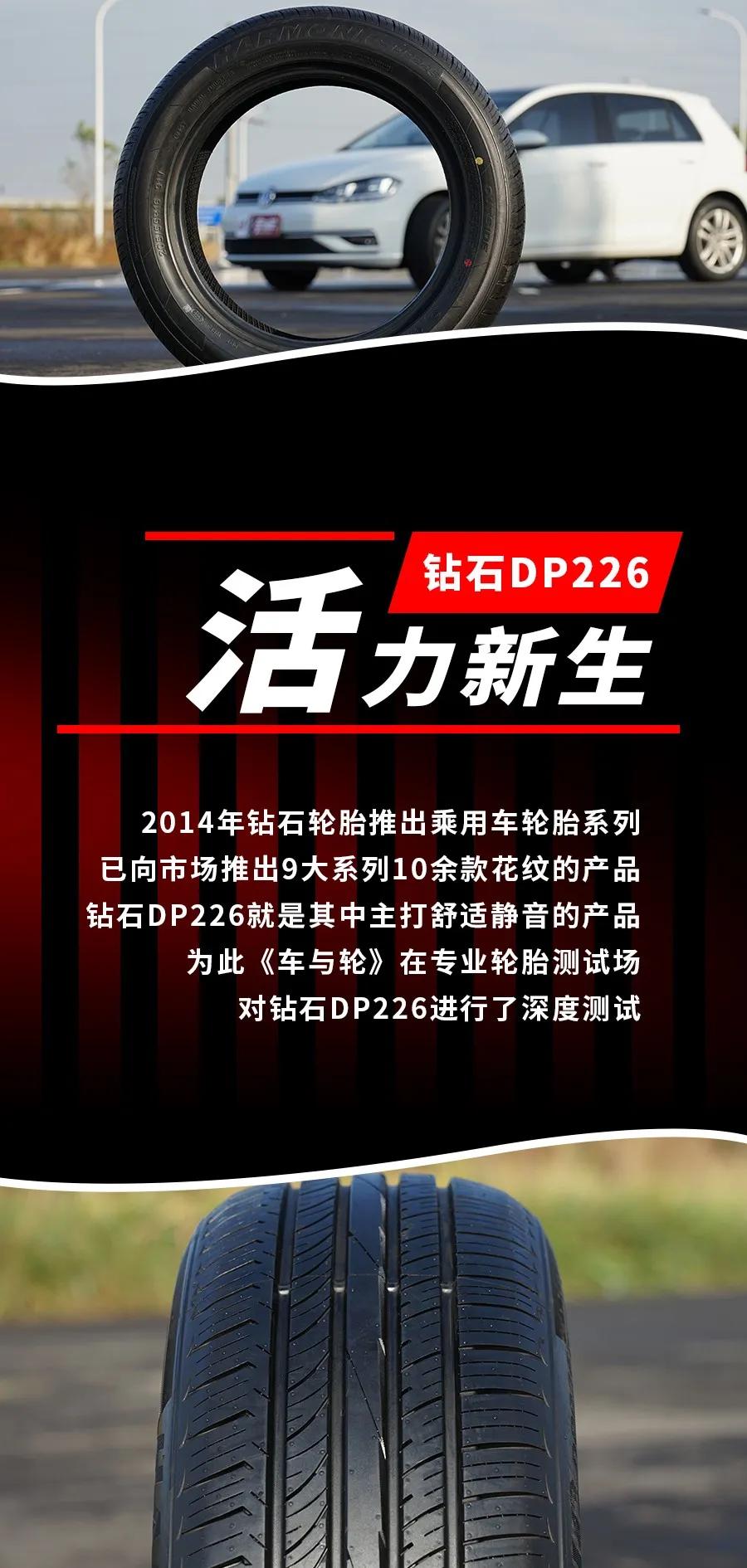 历久新生 深度测试钻石轮胎dp226