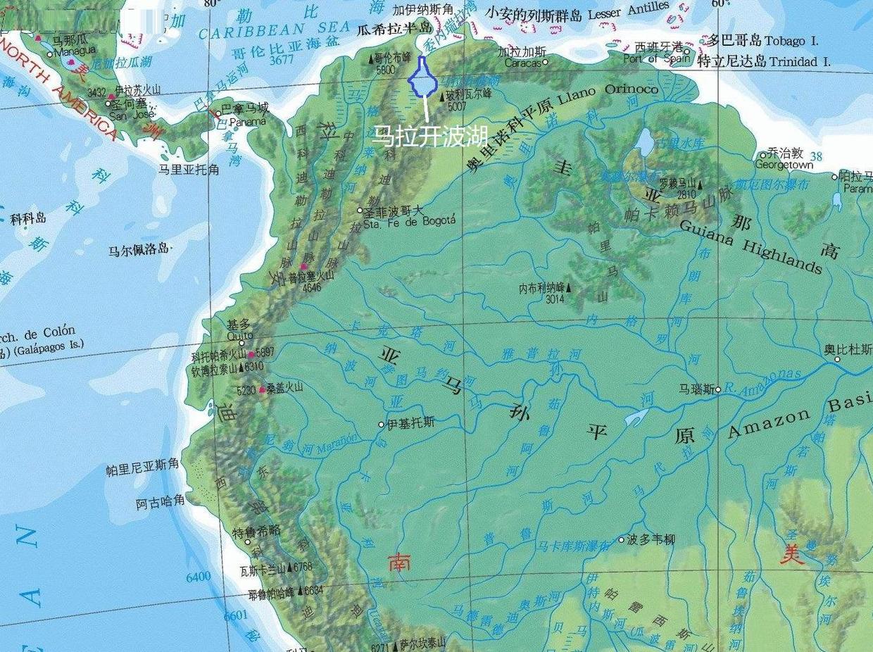 原创南美洲北部的马拉开波湖明明和海洋相连通为什么却是湖泊
