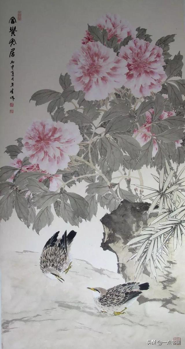 周午生没骨国画作品欣赏