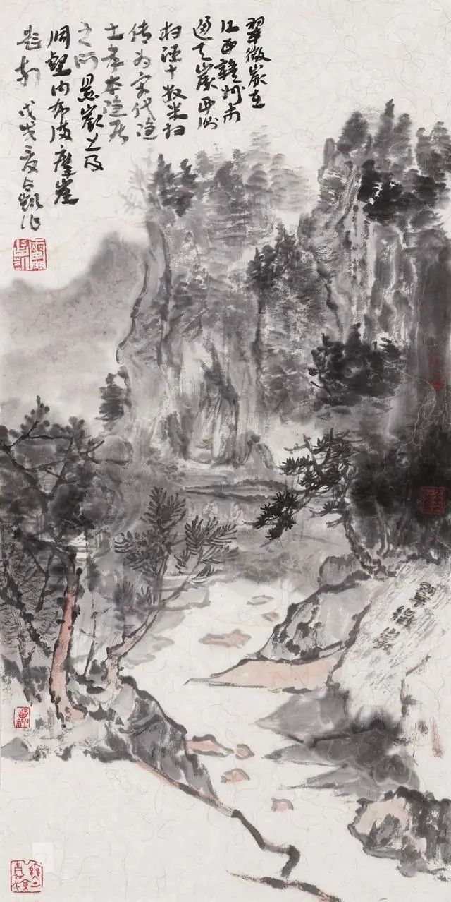 水墨的意境雷占凯山水画欣赏