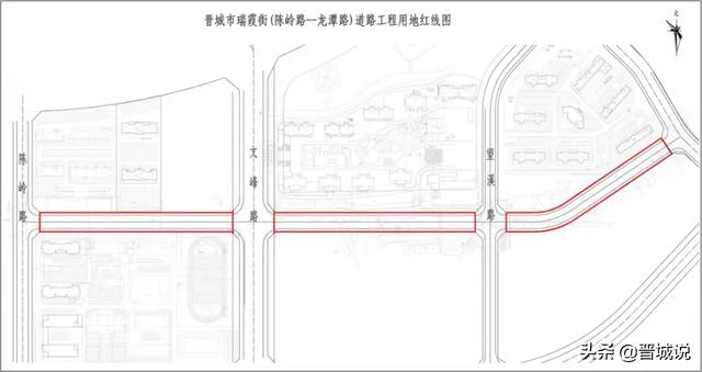 城市道路用地拟选址位置:主城区东南新区建设单位:晋城市公共事业建设