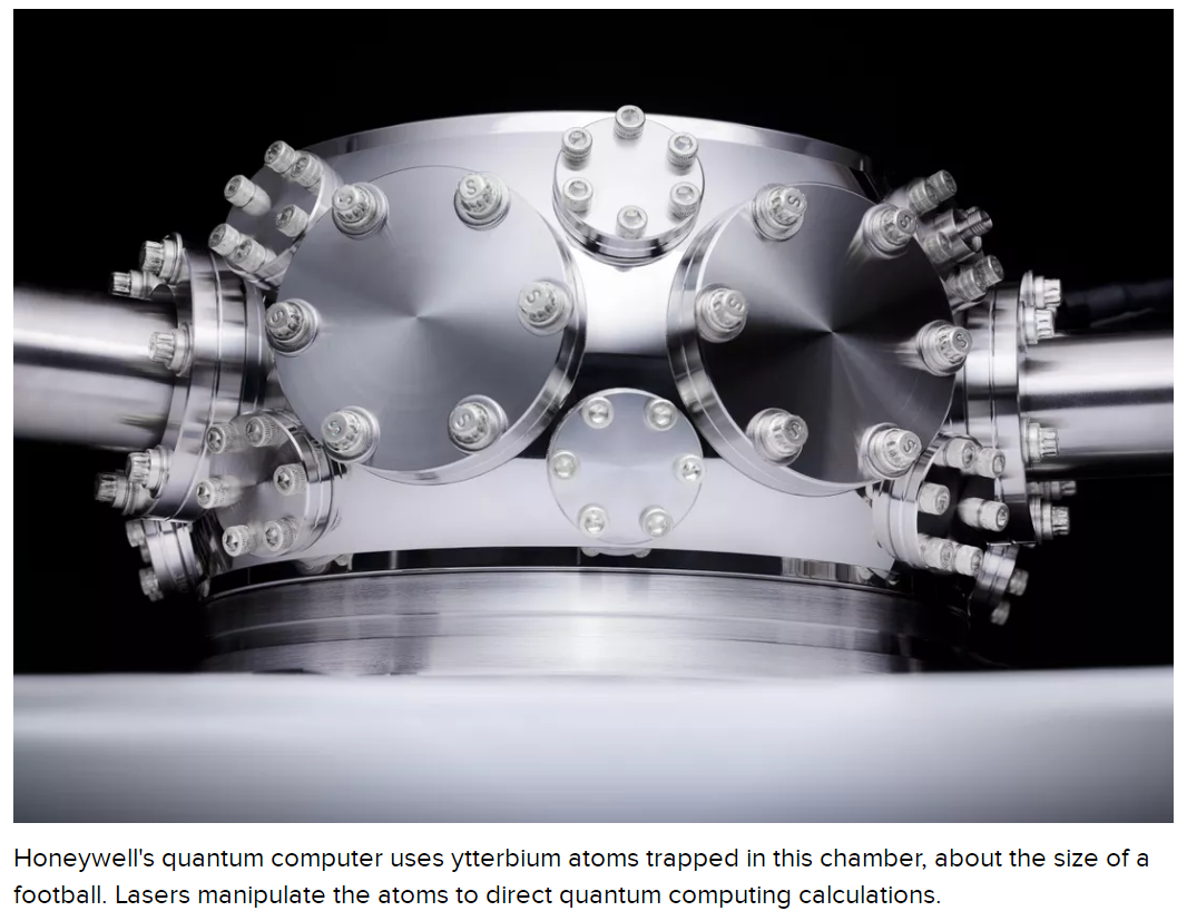 外媒：霍尼韦尔称将发布全球最强大的量子计算机