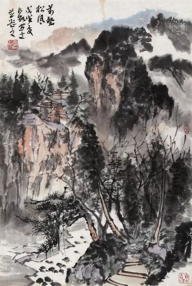 水墨的意境雷占凯山水画欣赏