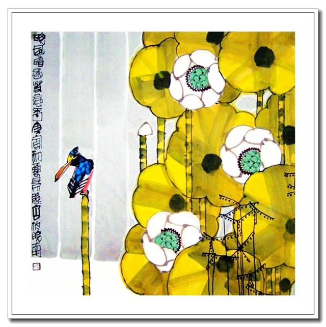 孙景隆写意花鸟画作品欣赏