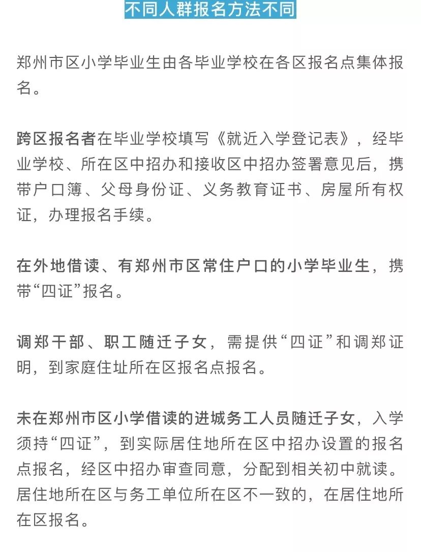 2020郑州小升初丨没有学籍或户籍的无法报名民办学校！（文末附升学测试题）