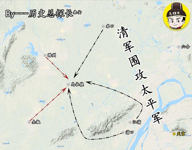 原创地图上的战争:湘军逼近天京,太平军两大后起之秀挽救战局